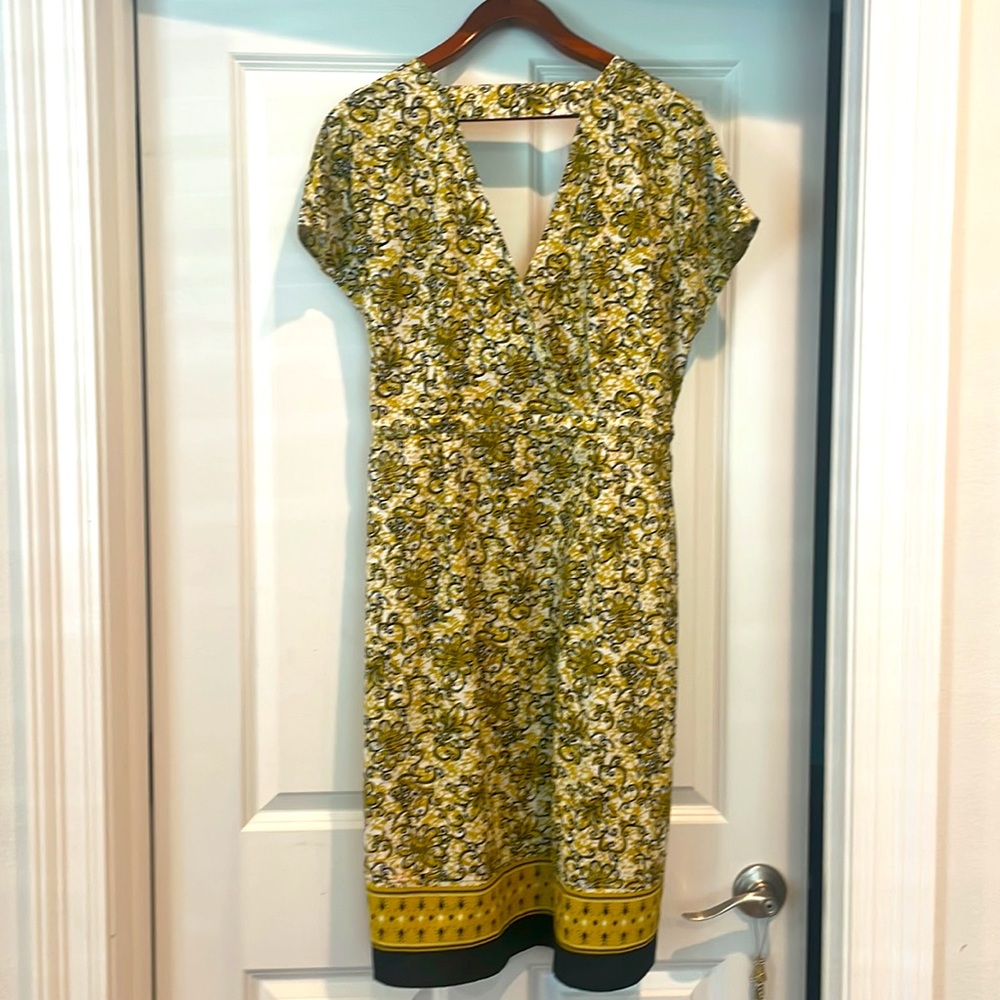 Taillissime Dress by La Redoute California in Yellow Black and White - Picture 3 of 4